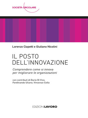 cover image of Il posto dell'innovazione